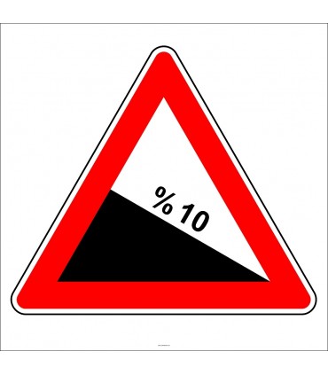 PF1217 - Tehlikeli Eğim (İniş) Trafik Levhası