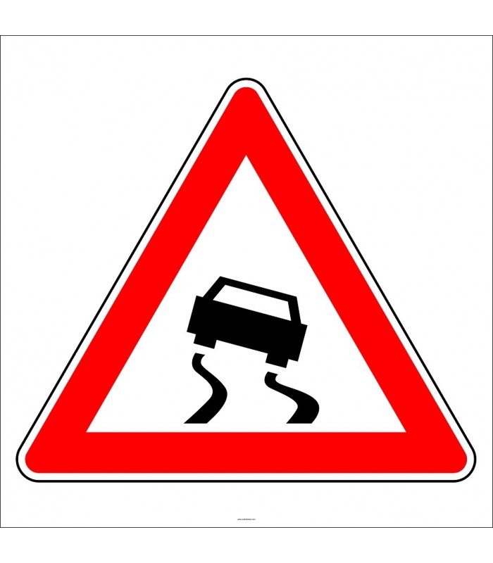 PF1235 - Kaygan Yol Trafik Levhası