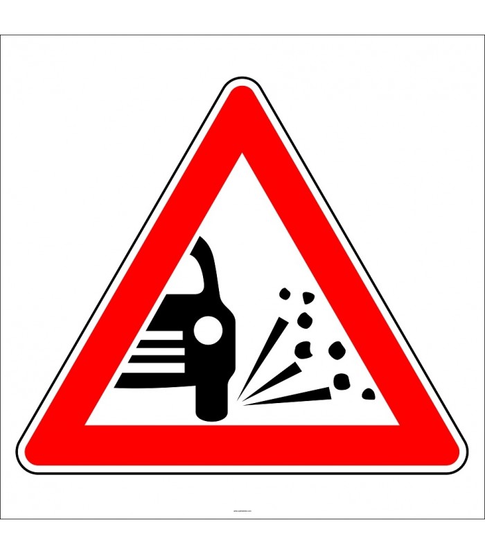 PF1239 - Gevşek Malzemeli Zemin Trafik Levhası