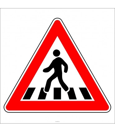 PF1243 - Yaya Geçidi Trafik Levhası