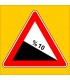 PF1218 - Tehlikeli Eğim (İniş) Trafik Levhası