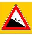 PF1218 - Tehlikeli Eğim (İniş) Trafik Levhası