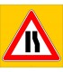 PF1228 - Sağdan Daralan Kaplama (Yol) Trafik Levhası
