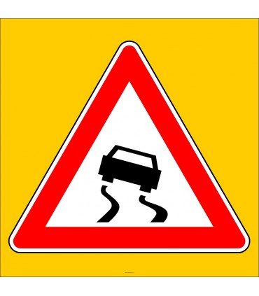 PF1236 - Kaygan Yol Trafik Levhası