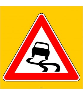 PF1238 - Kaygan Yol Trafik Levhası