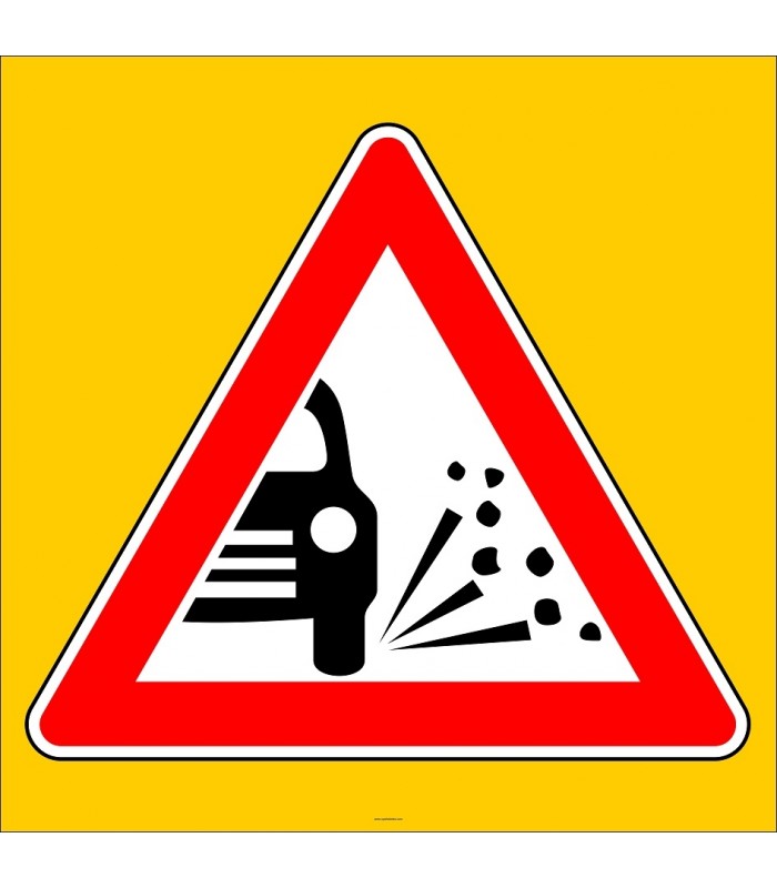 PF1240 - Gevşek Malzemeli Zemin Trafik Levhası