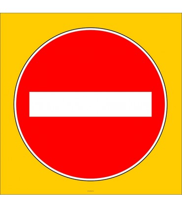 PF1191 - Girilmez Trafik İşareti/Levhası/Etiketi