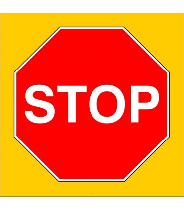 PF1193 - Stop Trafik İşareti/Levhası/Etiketi