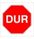PF1204 - Dur Trafik İşareti/Levhası/Etiketi