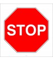 PF1205 - Stop Trafik İşareti/Levhası/Etiketi