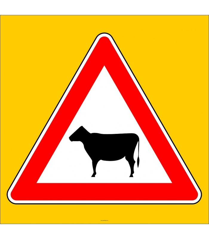 PF1252 - Ehli Hayvanlar Geçebilir Trafik Levhası