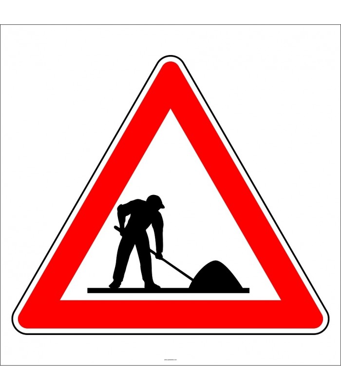 PF1255 - Yolda Çalışma Var Trafik Levhası