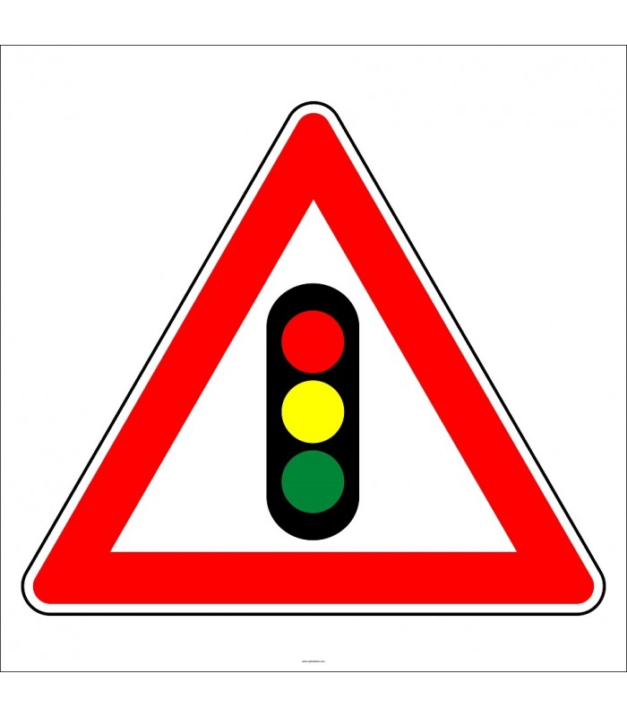 PF1257 - Işıklı İşaret Cihazı Var Trafik Levhası