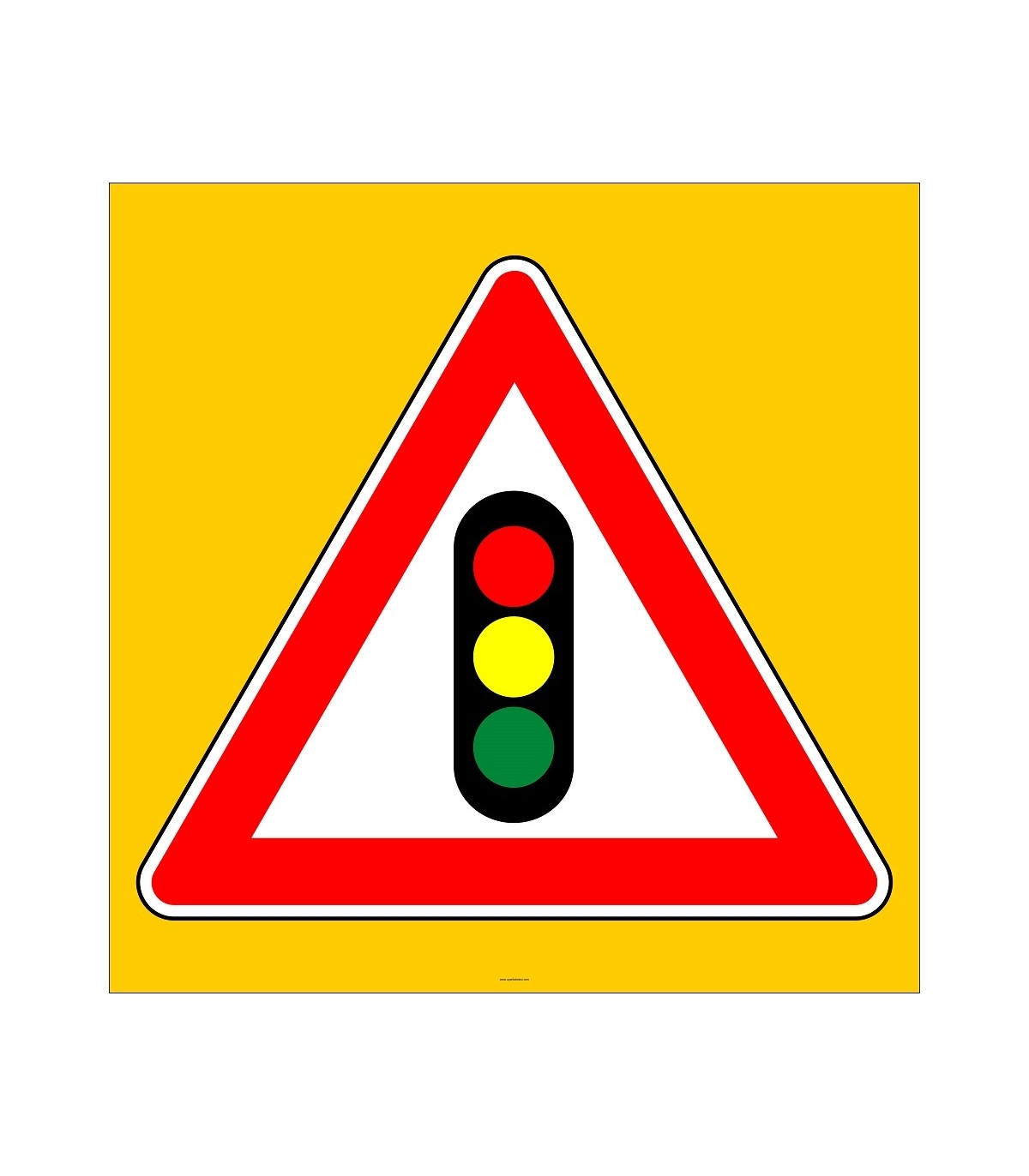 Işıklı İşaret Cihazı Var Trafik Levhası