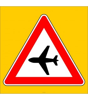 PF1259 - Havalimanı (Alçak Uçuş) Trafik Levhası