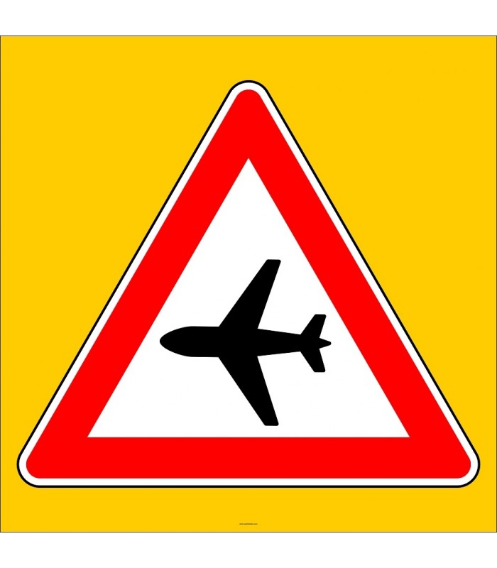 PF1259 - Havalimanı (Alçak Uçuş) Trafik Levhası