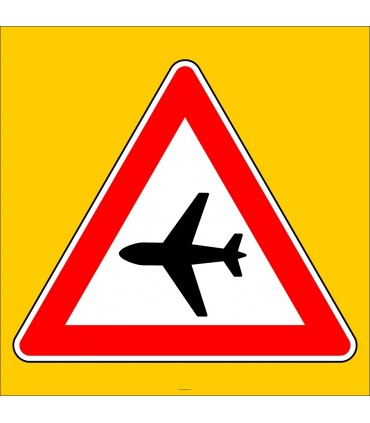 PF1259 - Havalimanı (Alçak Uçuş) Trafik Levhası