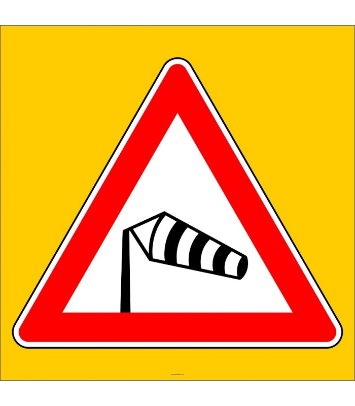 PF1262 - Yandan Rüzgar Trafik Levhası