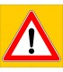 PF1266 - Dikkat İşaretli Trafik Levhası