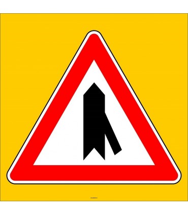 PF1279 - Sağdan Ana Yola Giriş Trafik Levhası