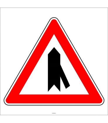 PF1280 - Sağdan Ana Yola Giriş Trafik Levhası