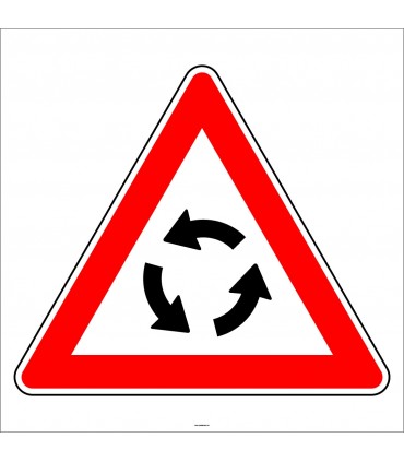 PF1283 - Dönel Kavşak (Göbek) Trafik Levhası