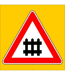 PF1285 - Kontrollü Demiryolu Geçidi Trafik Levhası