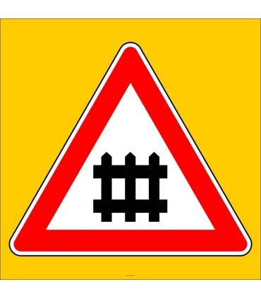 PF1285 - Kontrollü Demiryolu Geçidi Trafik Levhası