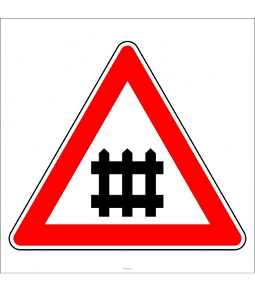 PF1286 - Kontrollü Demiryolu Geçidi Trafik Levhası