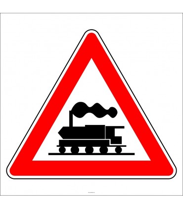 PF1287 - Kontrolsüz Demiryolu Geçidi Trafik Levhası