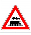 PF1287 - Kontrolsüz Demiryolu Geçidi Trafik Levhası
