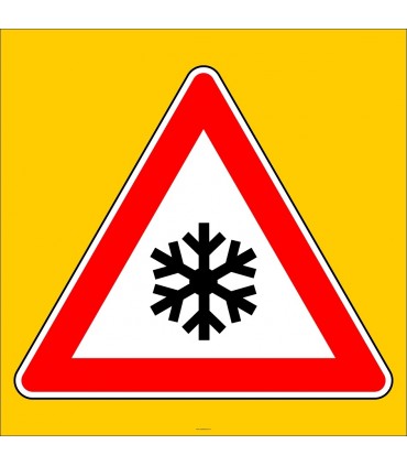 PF1293 - Gizli Buzlanma Trafik Levhası