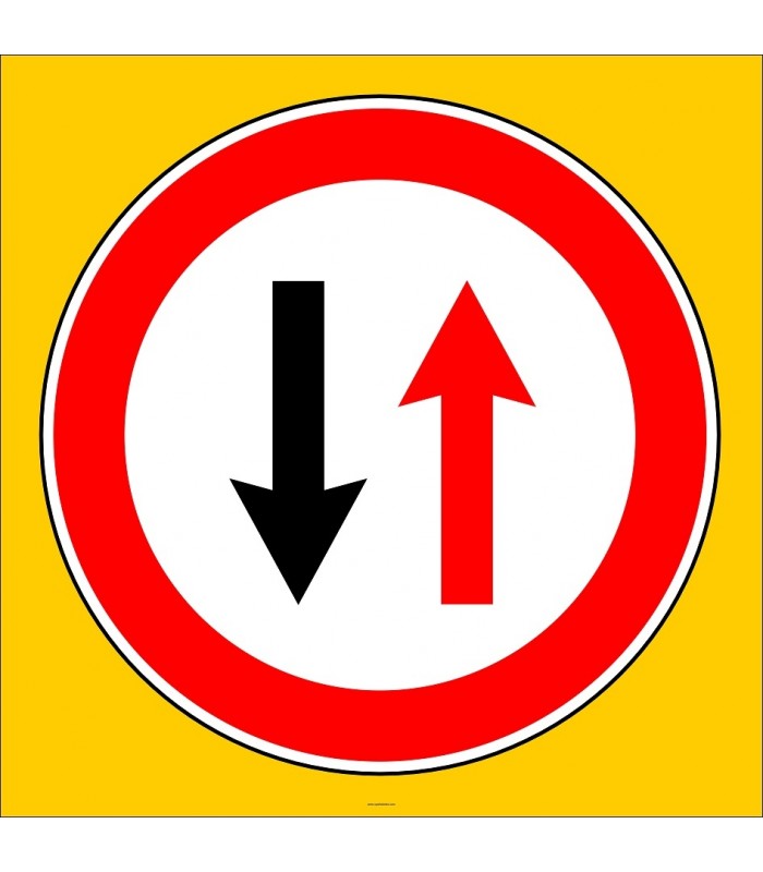 PF1302 - Karşıdan Gelene Yol Ver Trafik Levhası