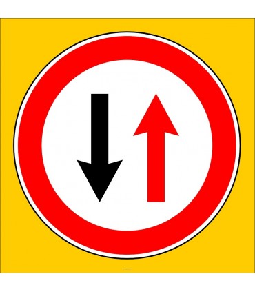 PF1302 - Karşıdan Gelene Yol Ver Trafik Levhası