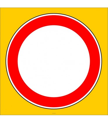 PF1303 - Taşıt Trafiğine Kapalı Yol Trafik Levhası