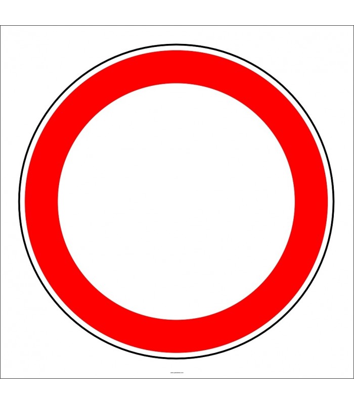 PF1304 - Taşıt Trafiğine Kapalı Yol Trafik Levhası