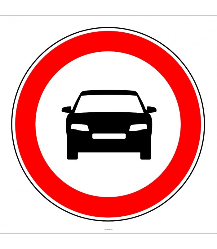 PF1305 - Motosiklet Hariç Motorlu Taşıt Trafiğine Kapalı Yol Trafik Levhası