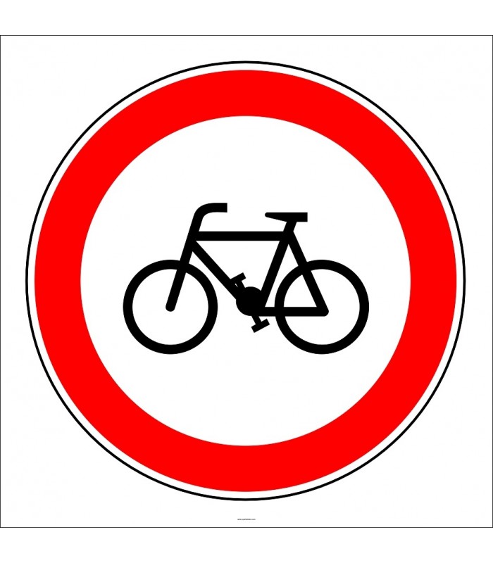 PF1309 - Bisiklet Giremez Trafik Levhası