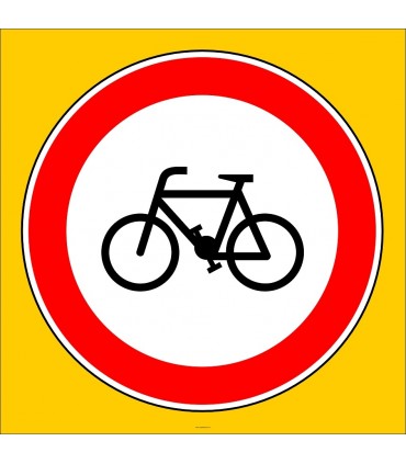PF1310 - Bisiklet Giremez Trafik Levhası