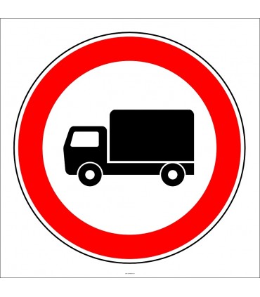 PF1313 - Kamyon Giremez Trafik Levhası