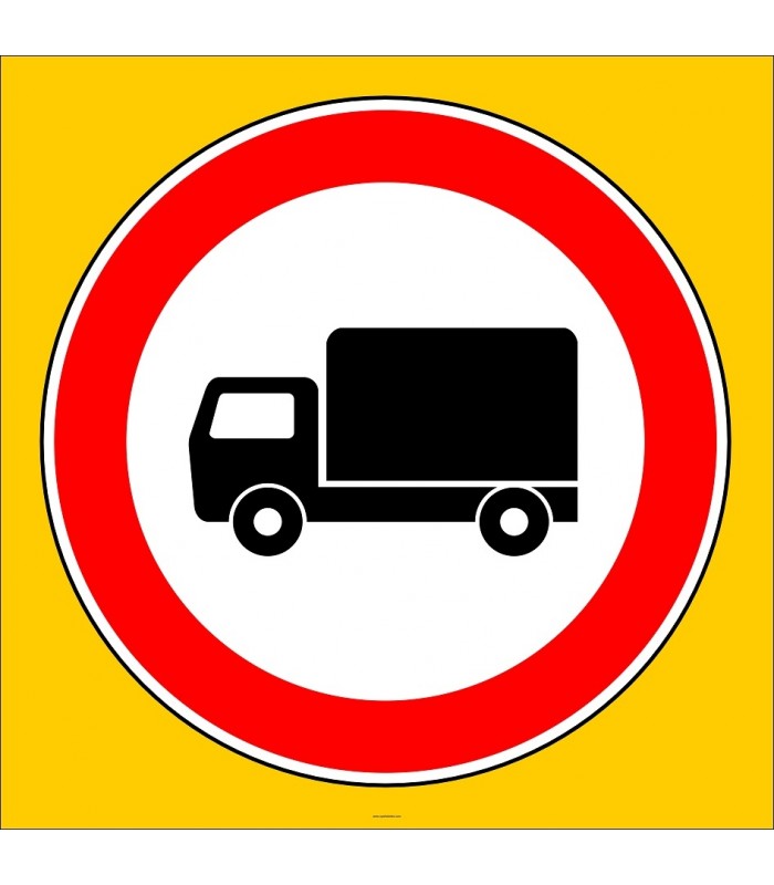 PF1314 - Kamyon Giremez Trafik Levhası