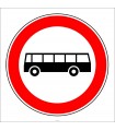 PF1316 - Otobüs Giremez Trafik Levhası