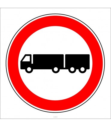 PF1317 - Treyler Giremez Trafik Levhası