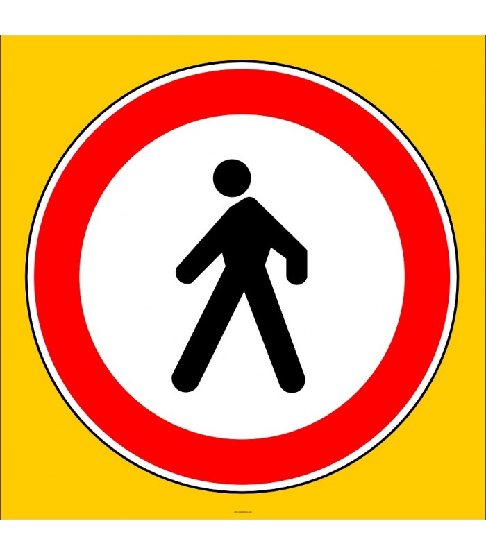 PF1321 - Yaya Giremez Trafik Levhası