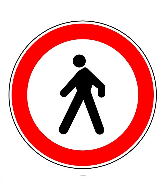 PF1322 - Yaya Giremez Trafik Levhası