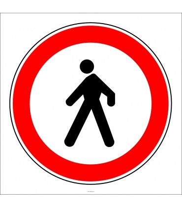 PF1322 - Yaya Giremez Trafik Levhası