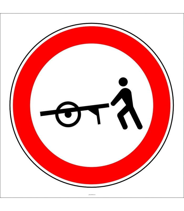 PF1325 - El Arabası Giremez Trafik Levhası