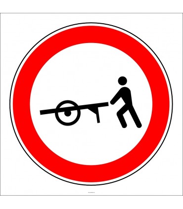 PF1325 - El Arabası Giremez Trafik Levhası