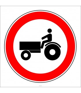 PF1328 - Traktör Giremez Trafik Levhası