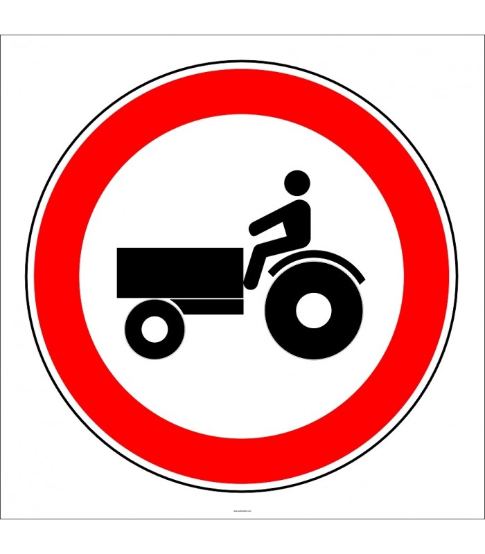 PF1328 - Traktör Giremez Trafik Levhası